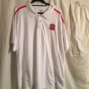 Men’s 2XL White NC State Polo